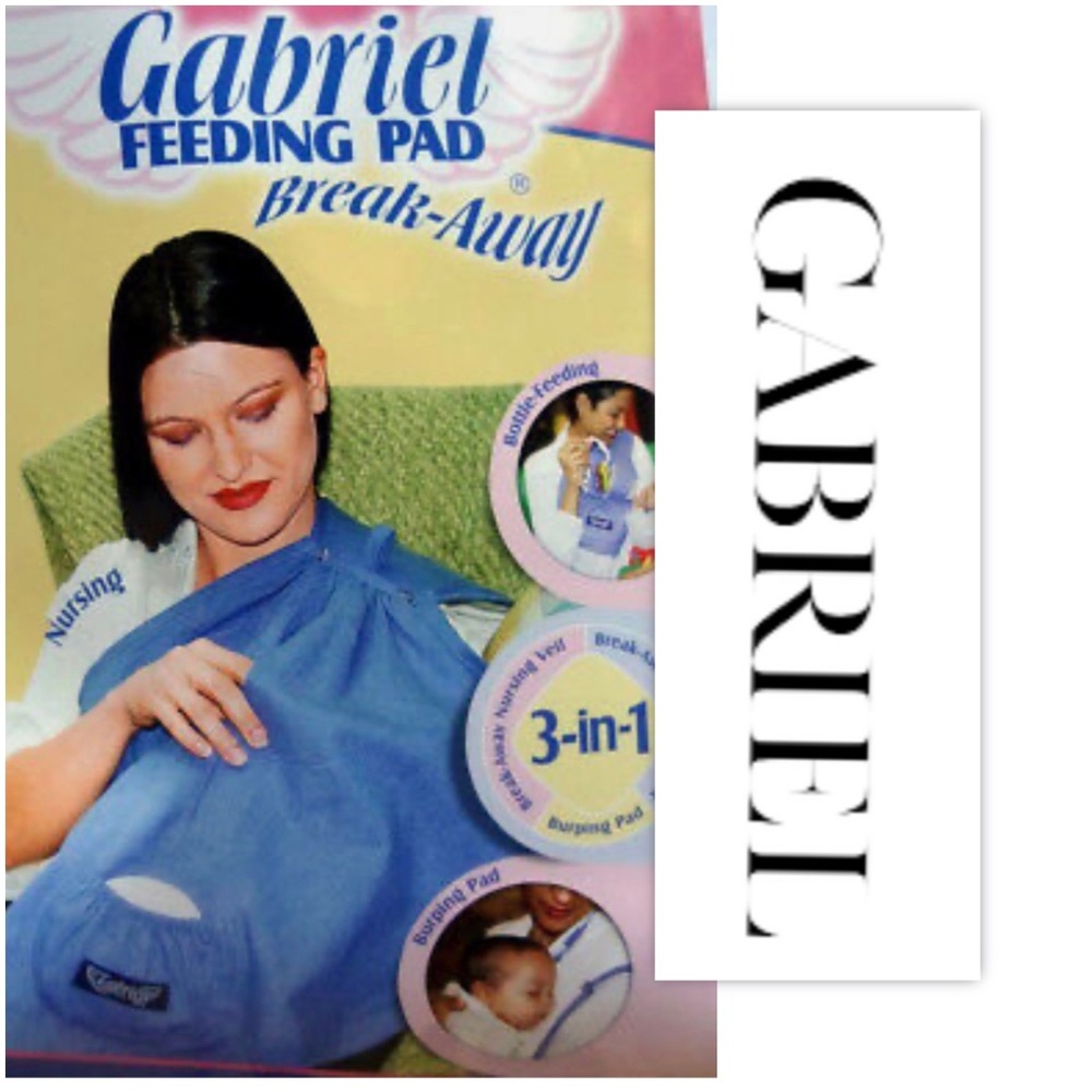 Gabriel Nursing Feeding Pad Break Away, 3-in-1 Baby Feeding Veil Cover-Up